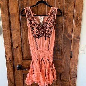 Free People Embroidered dress